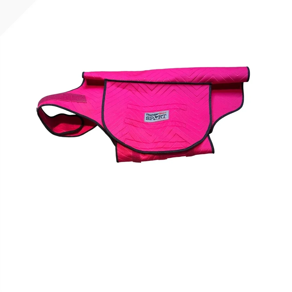 ThunderShirt Sport Dog Anxiety Vest Pink Calming Wrap Large XL‎ Reflective Trim